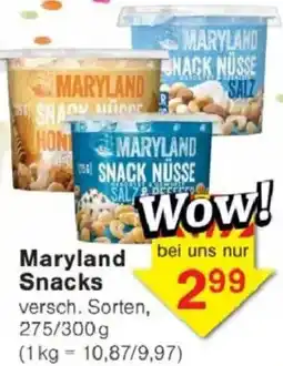 Jawoll Maryland Snacks Angebot