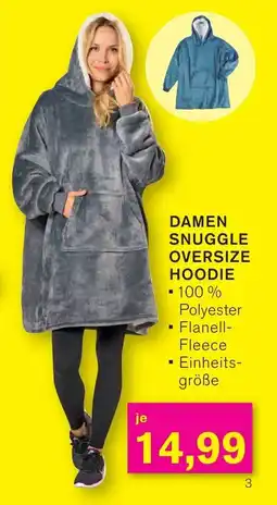 KODi DAMEN SNUGGLE OVERSIZE HOODIE Angebot