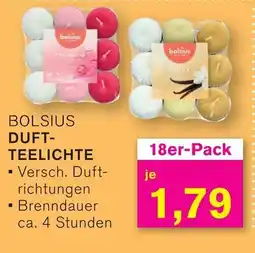 KODi BOLSIUS DUFTTEELICHTE 18er-Pack Angebot
