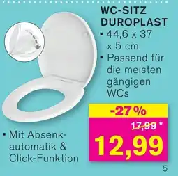 KODi WC-SITZ DUROPLAST Angebot
