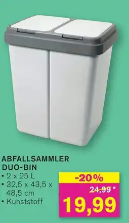 KODi ABFALLSAMMLER DUO-BIN Angebot