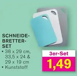 KODi SCHNEIDEBRETTER- SET 3er-Set Angebot