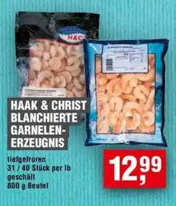 Handelshof HAAK & CHRIST BLANCHIERTE GARNELEN- ERZEUGNIS Angebot