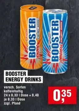 Handelshof BOOSTER ENERGY DRINKS Angebot