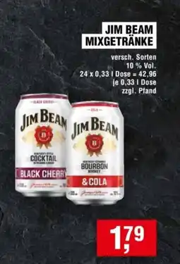 Handelshof JIM BEAM MIXGETRÄNKE Angebot