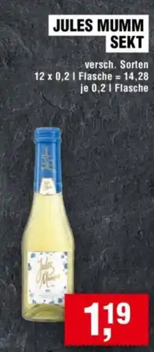 Handelshof JULES MUMM SEKT Angebot