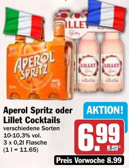 HIT Aperol Spritz oder Lillet Cocktails Angebot