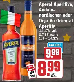 HIT Aperol Aperitivo, Andalönordischer oder Déjà Vu Oriental Aperitiv Angebot
