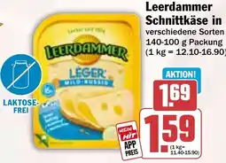 HIT Leerdammer Schnittkäse in Scheiben Angebot