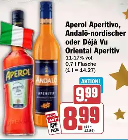 HIT Aperol Aperitivo, Andalö-nordischer oder Déjà Vu Oriental Aperitiv Angebot