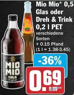 HIT Mio Mio oder Dreh & Trink Angebot