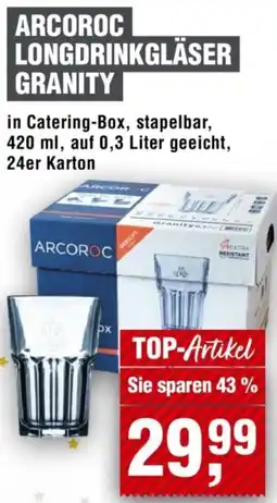 Handelshof Arcoroc longdrinkgläser granity Angebot