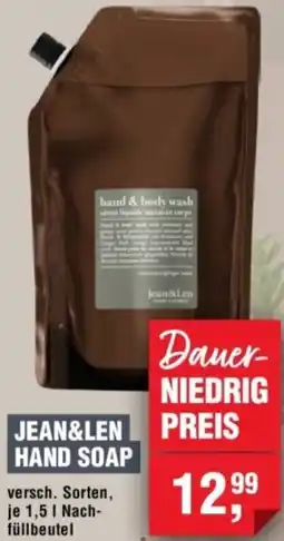 Handelshof Jean&len hand soap Angebot