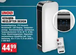 Handelshof Unold keramik heizlüfter design Angebot