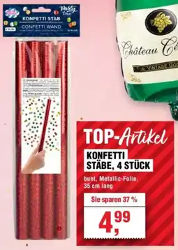 Handelshof Konfetti stäbe, 4 stück Angebot