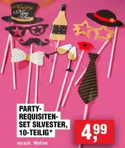Handelshof Partyrequisiten set silvester, 10-teilig Angebot
