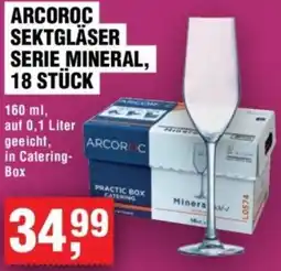Handelshof Arcoroc sektgläser serie mineral, 18 stück Angebot