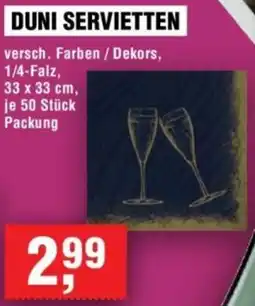 Handelshof Duni servietten Angebot