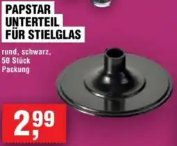 Handelshof Papstar unterteil für stielglas Angebot