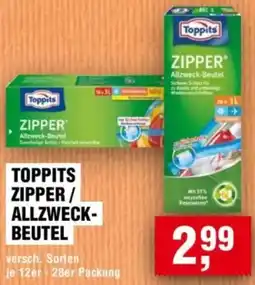 Handelshof Toppits zipper/ allzweckbeutel Angebot