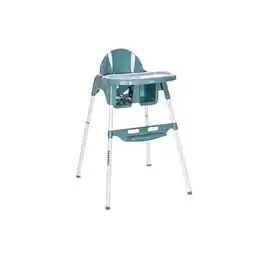 Netto Marken-Discount Lorelli Kinderhochstuhl Amaro Doppel-Esstisch, Bechervertiefung, Fußablage, Gurt blau Angebot