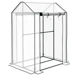 Netto Marken-Discount Outsunny Gewächshaus Stahl, PE Angebot