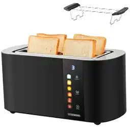 Netto Marken-Discount Steinborg 4 Scheiben XXL Toaster Lift Funktion m. Brötchenaufsatz Angebot