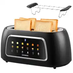 Netto Marken-Discount Steinborg XXL 4 Scheiben Toaster Lift Funktion m. Brötchenaufsatz Angebot