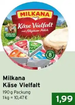 CAP Markt Milkana Käse Vielfalt Angebot