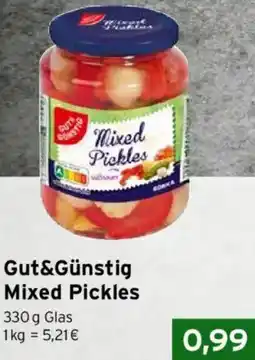 CAP Markt Gut&Günstig Mixed Pickles Angebot