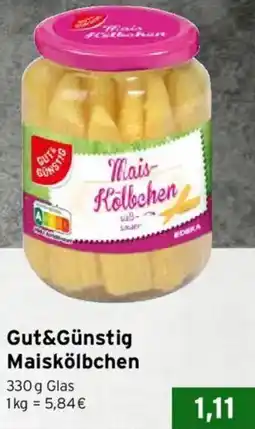 CAP Markt Gut&Günstig Maiskölbchen Angebot