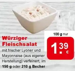 CAP Markt Würziger Fleischsalat Angebot