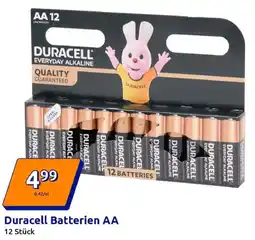 Action Duracell Batterien AA Angebot