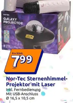 Action Nor-Tec Sternenhimmel Projektor mit Laser Angebot