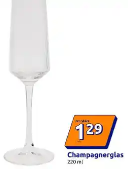 Action Champagnerglas Angebot