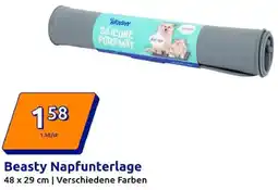 Action Beasty Napfunterlage Angebot