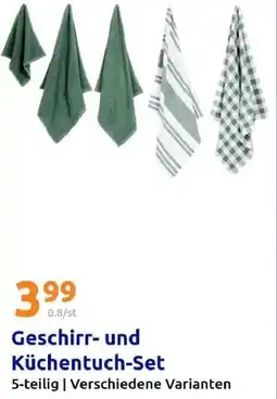 Action Geschirr- und Küchentuch-Set Angebot