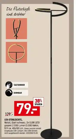 Möbel Wallach Led-stehleuchte Angebot