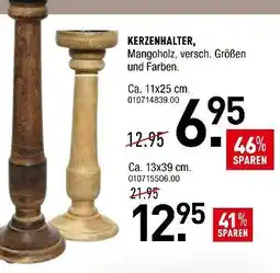 Möbel Wallach Kerzenhalter ca. 11x25 cm Angebot