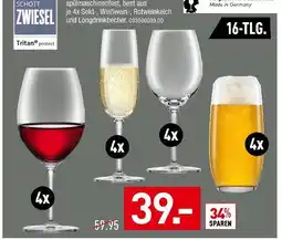 Möbel Wallach 16-tlg. kristallglasserie Angebot