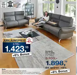 Möbel Inhofer Sofa 2-sitzer Angebot