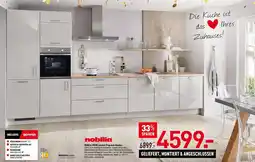 Möbel Wallach Nobilia küche aus dem programm novalux Angebot