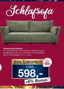 Möbel Inhofer Schlafsofa Angebot