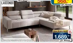 Möbel Inhofer Lascondo comfort sofa Angebot