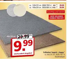 Segmüller Fellimitat-teppich happy Angebot