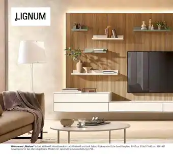 Segmüller Lignum wohnwand „marlow Angebot