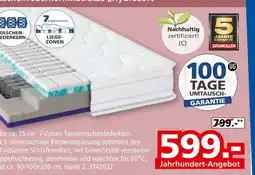 Segmüller Taschenfederkernmatratze hydrosoft Angebot