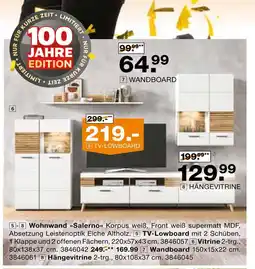Segmüller Wohnwand salerno tv-lowboard Angebot