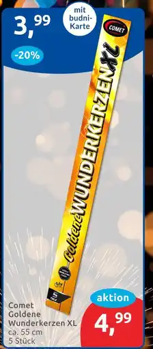 Budni Comet goldene wunderkerzen xl Angebot