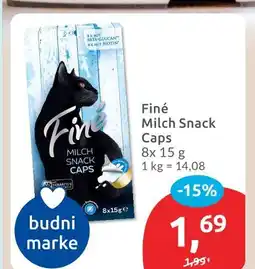 Budni Finé milch snack caps Angebot